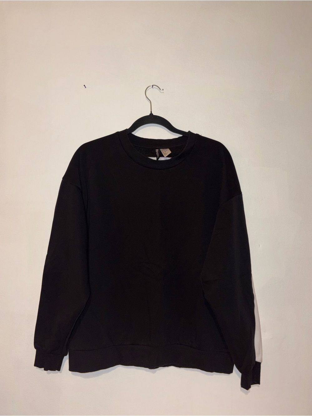 Divided Black Crewneck Sweater